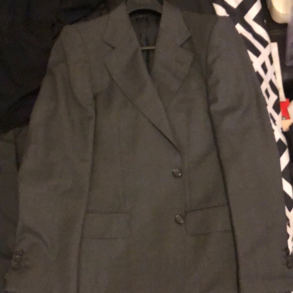 yves saint laurent rive gauche, gray, size 50 R